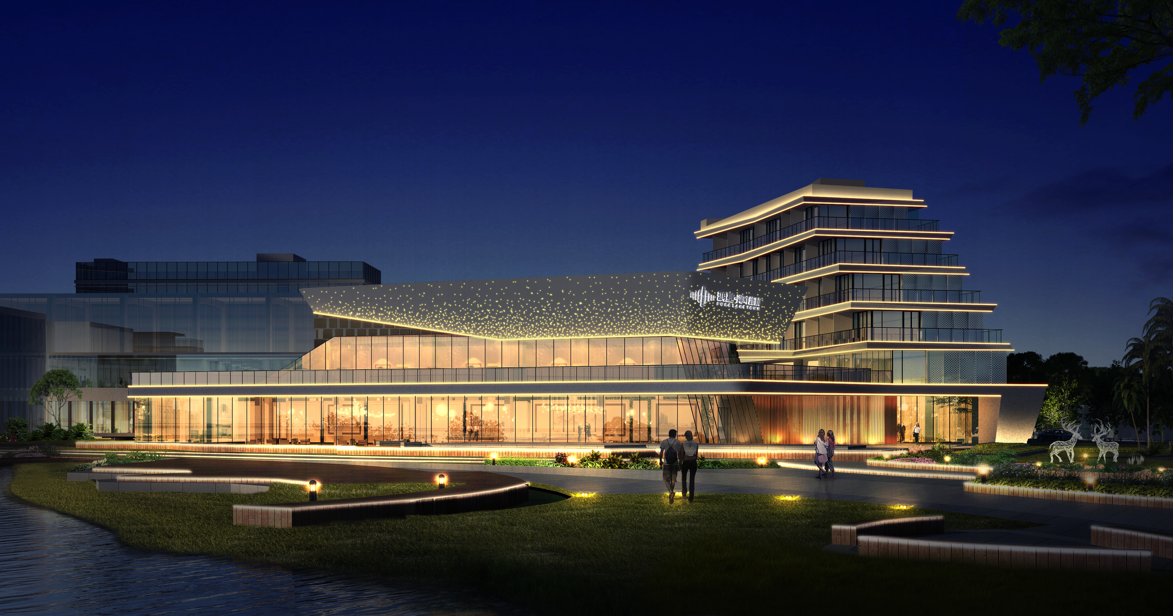 成都亮化工程_灯光秀_音乐喷泉_设计安装施工_四川蓝狐照明官网